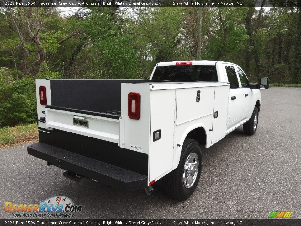 2023 Ram 3500 Tradesman Crew Cab 4x4 Chassis Bright White / Diesel Gray/Black Photo #6