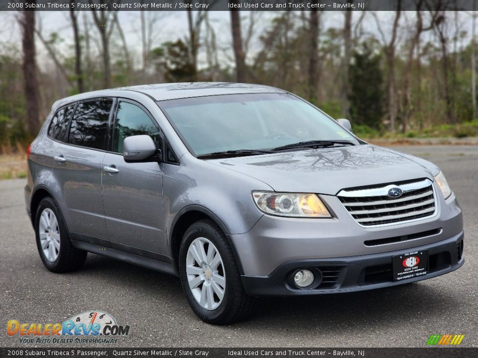 2008 Subaru Tribeca 5 Passenger Quartz Silver Metallic / Slate Gray Photo #2