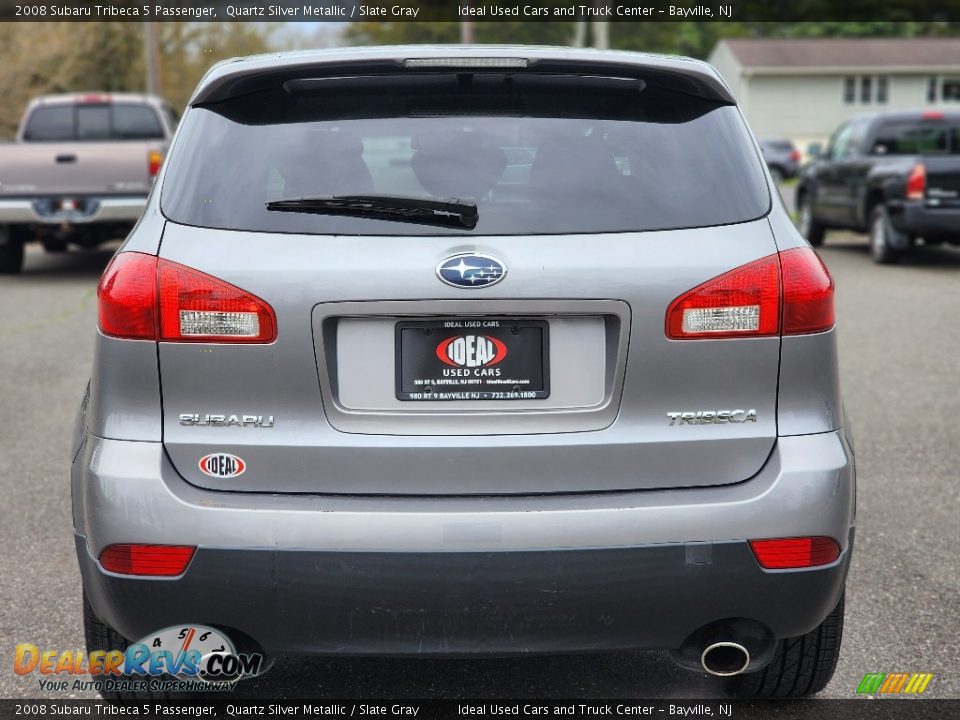 2008 Subaru Tribeca 5 Passenger Quartz Silver Metallic / Slate Gray Photo #4