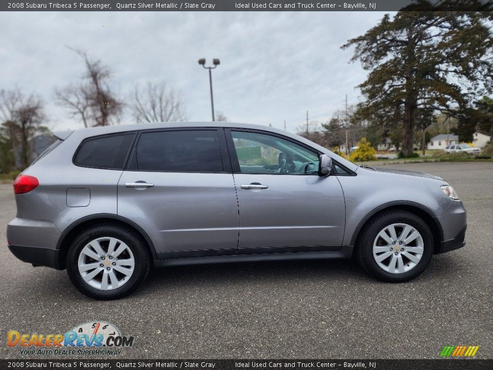 2008 Subaru Tribeca 5 Passenger Quartz Silver Metallic / Slate Gray Photo #5