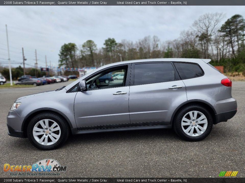 2008 Subaru Tribeca 5 Passenger Quartz Silver Metallic / Slate Gray Photo #6