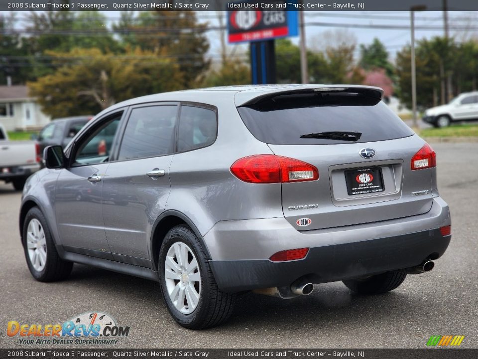 2008 Subaru Tribeca 5 Passenger Quartz Silver Metallic / Slate Gray Photo #7