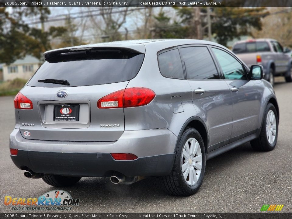 2008 Subaru Tribeca 5 Passenger Quartz Silver Metallic / Slate Gray Photo #8