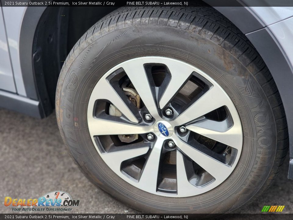 2021 Subaru Outback 2.5i Premium Ice Silver Metallic / Gray Photo #11
