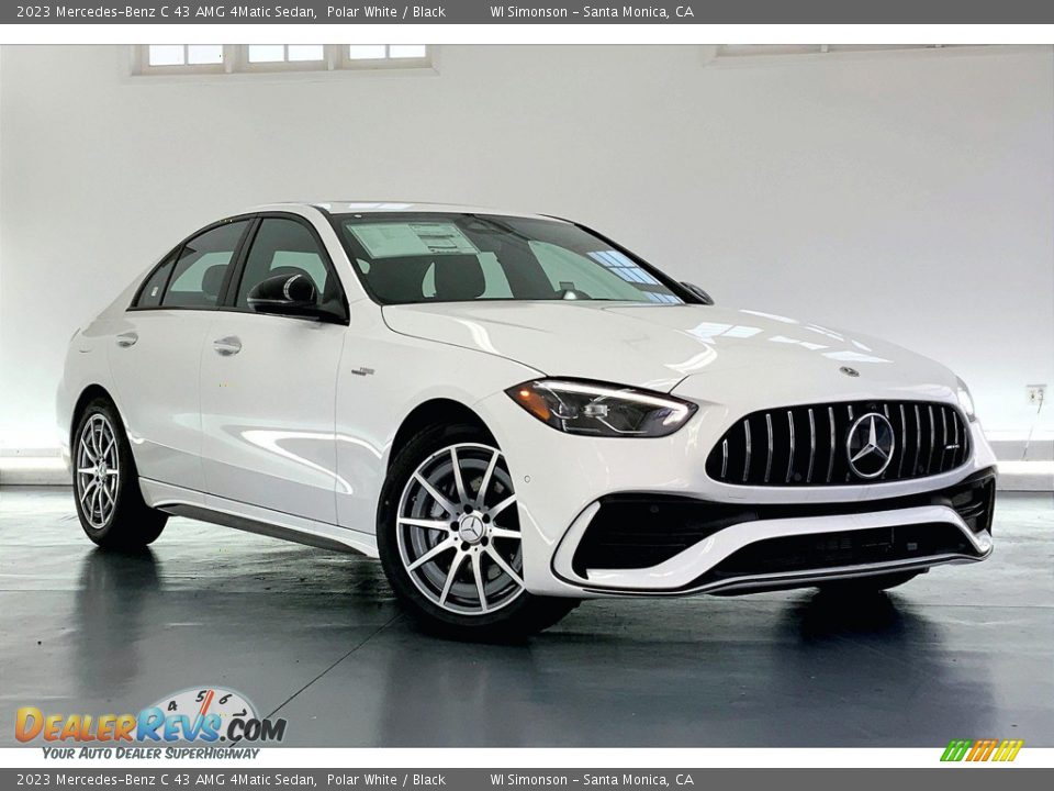 Front 3/4 View of 2023 Mercedes-Benz C 43 AMG 4Matic Sedan Photo #12