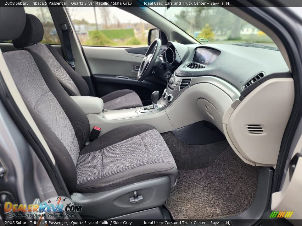 2008 Subaru Tribeca 5 Passenger Quartz Silver Metallic / Slate Gray Photo #12