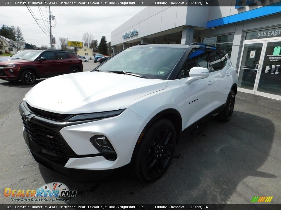 2023 Chevrolet Blazer RS AWD Iridescent Pearl Tricoat / Jet Black/Nightshift Blue Photo #2