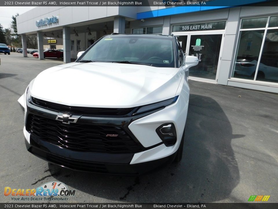 2023 Chevrolet Blazer RS AWD Iridescent Pearl Tricoat / Jet Black/Nightshift Blue Photo #3