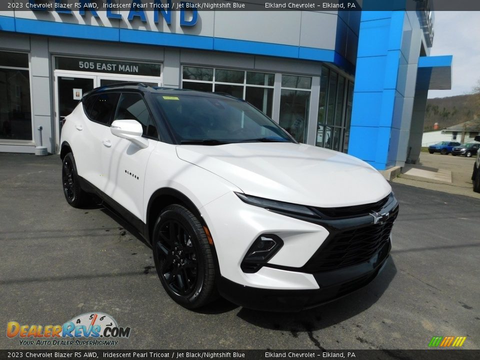 2023 Chevrolet Blazer RS AWD Iridescent Pearl Tricoat / Jet Black/Nightshift Blue Photo #5