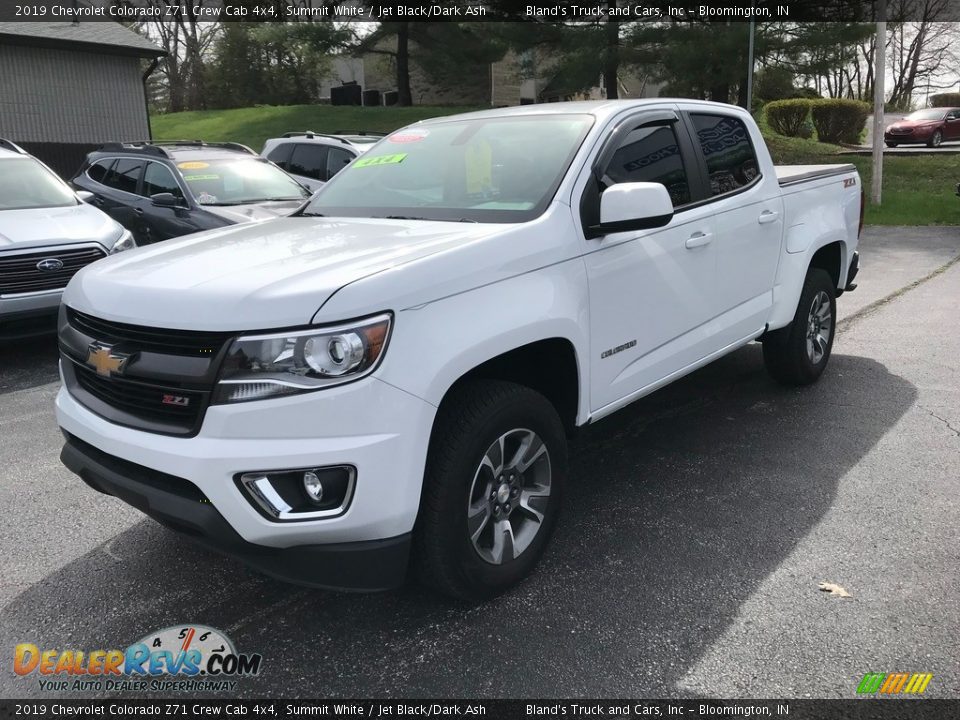 2019 Chevrolet Colorado Z71 Crew Cab 4x4 Summit White / Jet Black/Dark Ash Photo #2