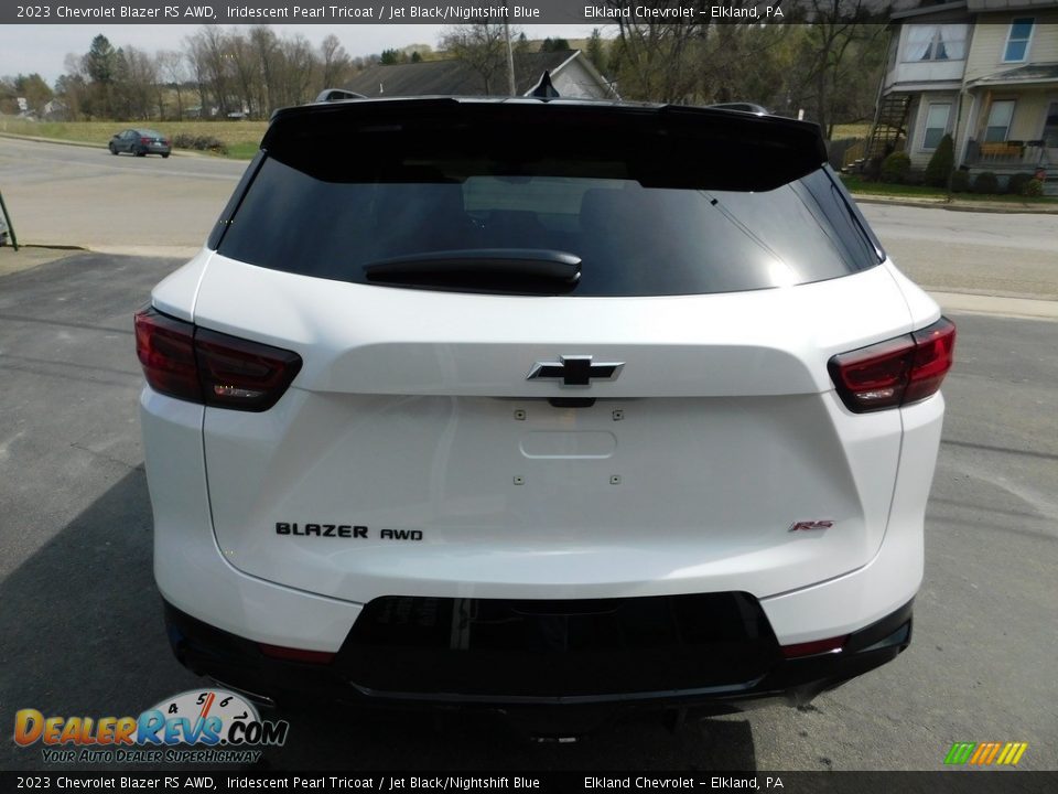 2023 Chevrolet Blazer RS AWD Iridescent Pearl Tricoat / Jet Black/Nightshift Blue Photo #10