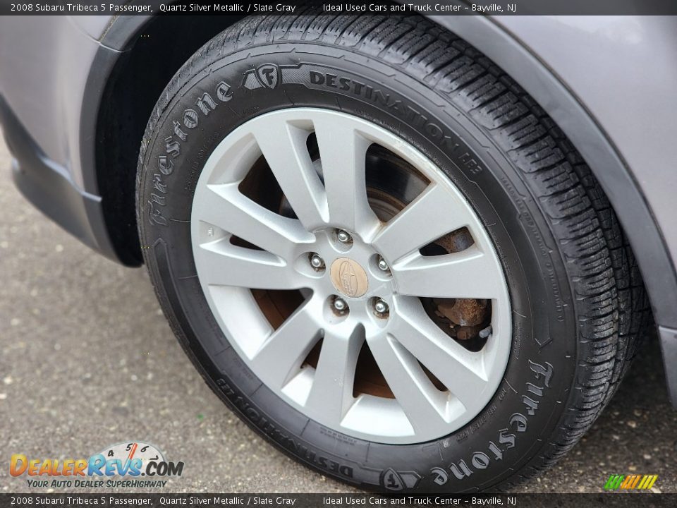 2008 Subaru Tribeca 5 Passenger Quartz Silver Metallic / Slate Gray Photo #25