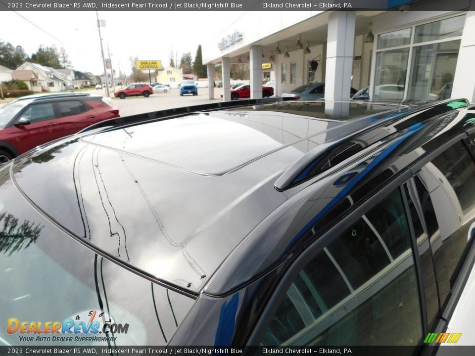 2023 Chevrolet Blazer RS AWD Iridescent Pearl Tricoat / Jet Black/Nightshift Blue Photo #16