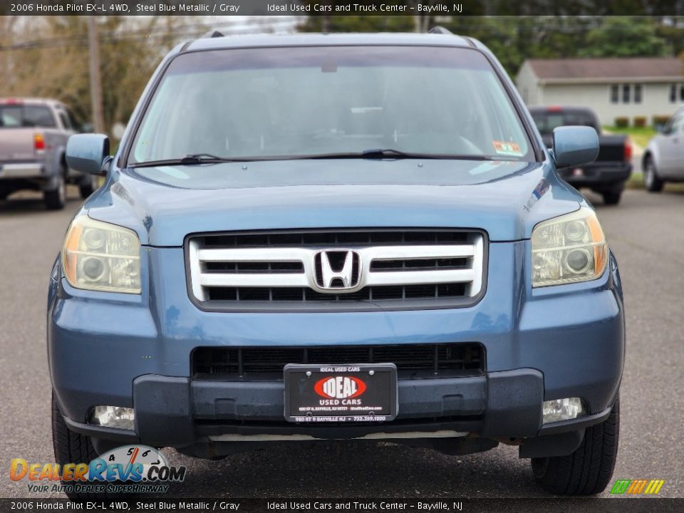 2006 Honda Pilot EX-L 4WD Steel Blue Metallic / Gray Photo #3