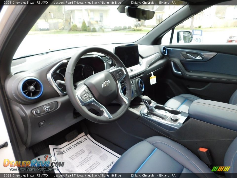 2023 Chevrolet Blazer RS AWD Iridescent Pearl Tricoat / Jet Black/Nightshift Blue Photo #22