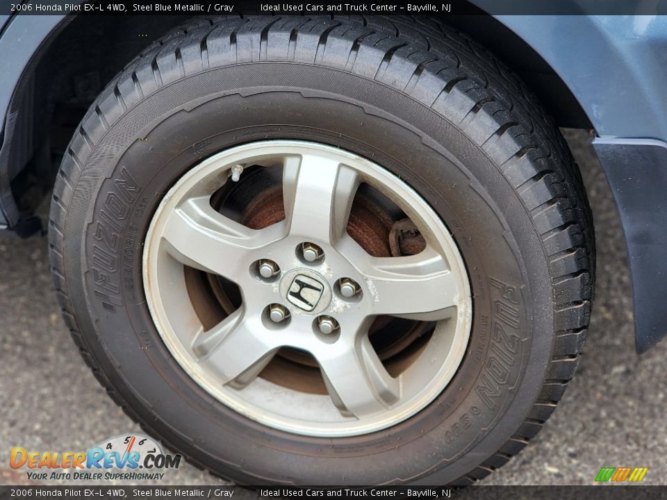 2006 Honda Pilot EX-L 4WD Steel Blue Metallic / Gray Photo #25