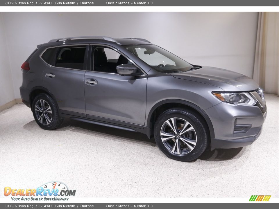 2019 Nissan Rogue SV AWD Gun Metallic / Charcoal Photo #1