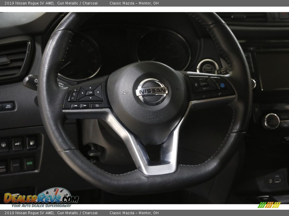 2019 Nissan Rogue SV AWD Gun Metallic / Charcoal Photo #7