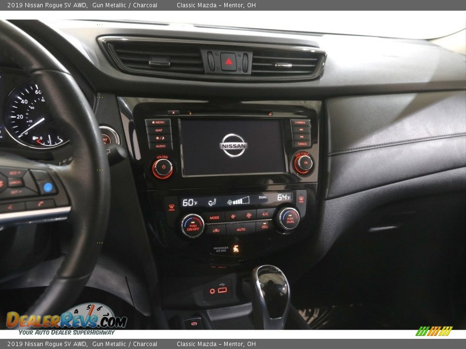 2019 Nissan Rogue SV AWD Gun Metallic / Charcoal Photo #9