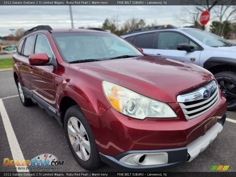 Front 3/4 View of 2011 Subaru Outback 2.5i Limited Wagon Photo #2