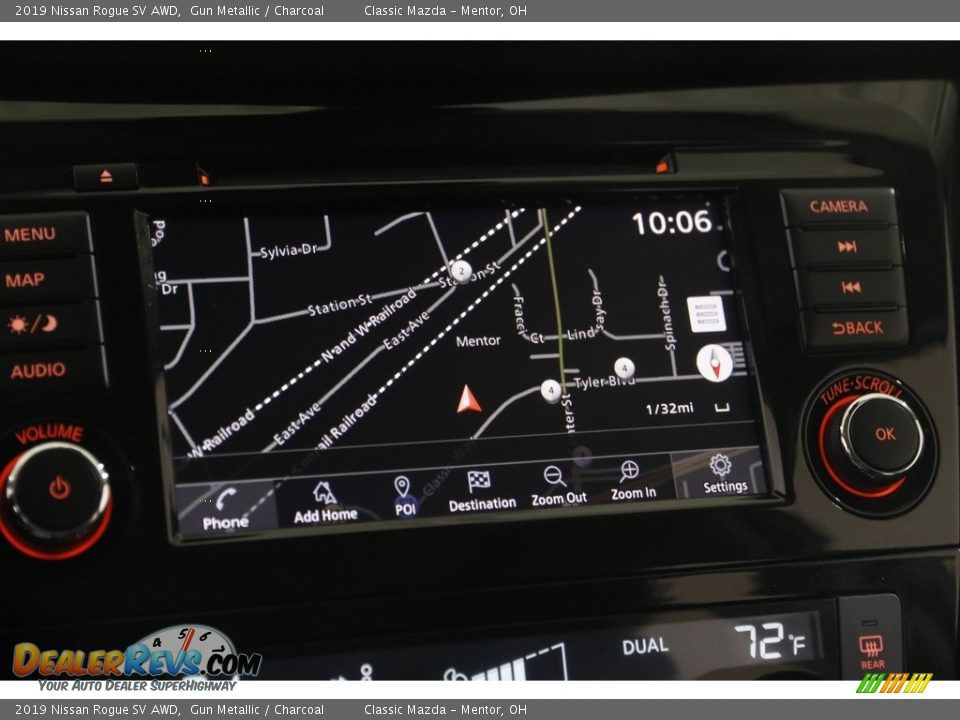 2019 Nissan Rogue SV AWD Gun Metallic / Charcoal Photo #12