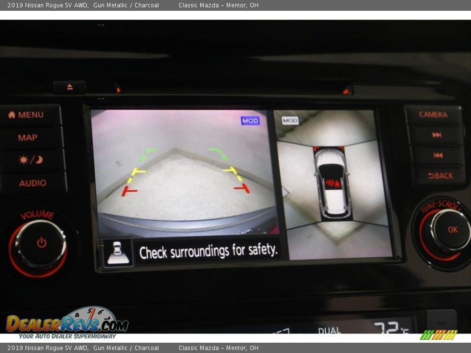 2019 Nissan Rogue SV AWD Gun Metallic / Charcoal Photo #13