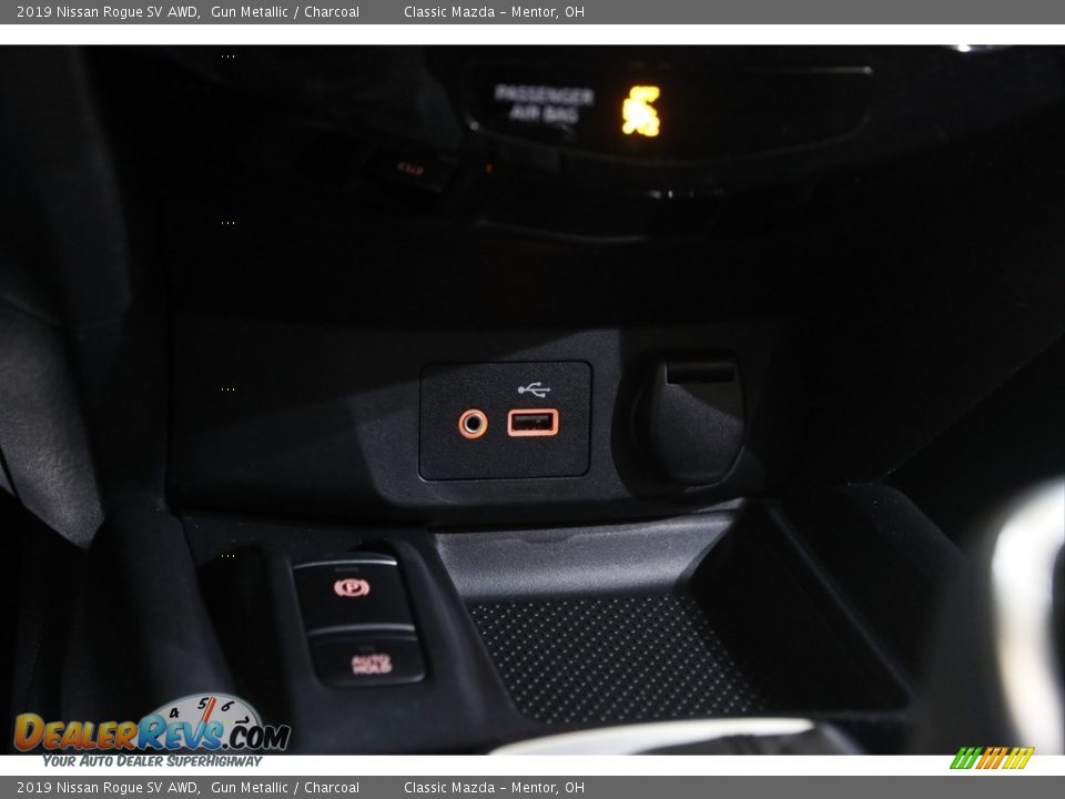 2019 Nissan Rogue SV AWD Gun Metallic / Charcoal Photo #14