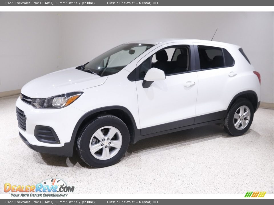 2022 Chevrolet Trax LS AWD Summit White / Jet Black Photo #3