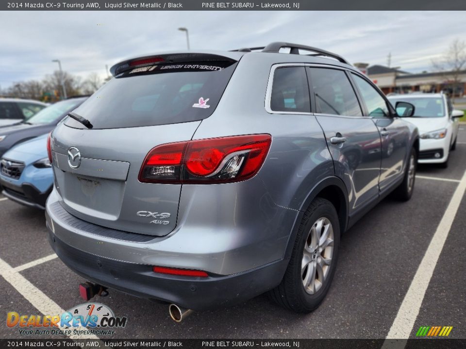 Liquid Silver Metallic 2014 Mazda CX-9 Touring AWD Photo #6