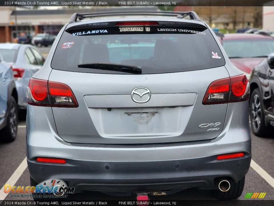 Liquid Silver Metallic 2014 Mazda CX-9 Touring AWD Photo #7