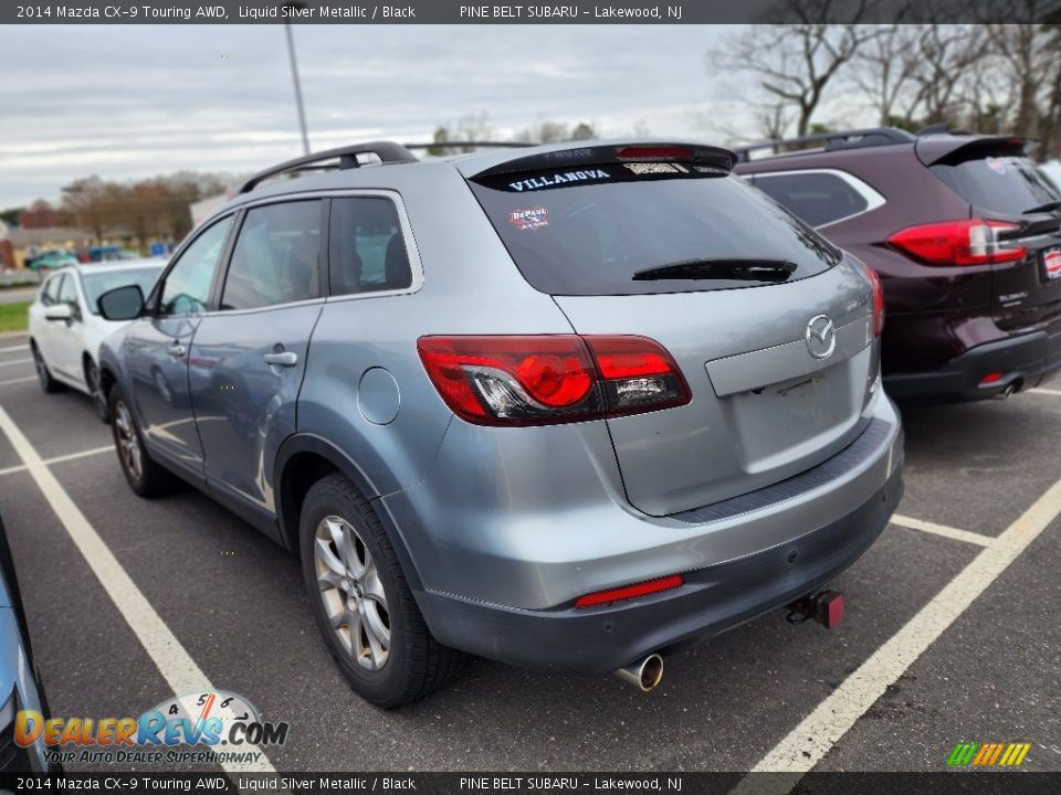 Liquid Silver Metallic 2014 Mazda CX-9 Touring AWD Photo #8