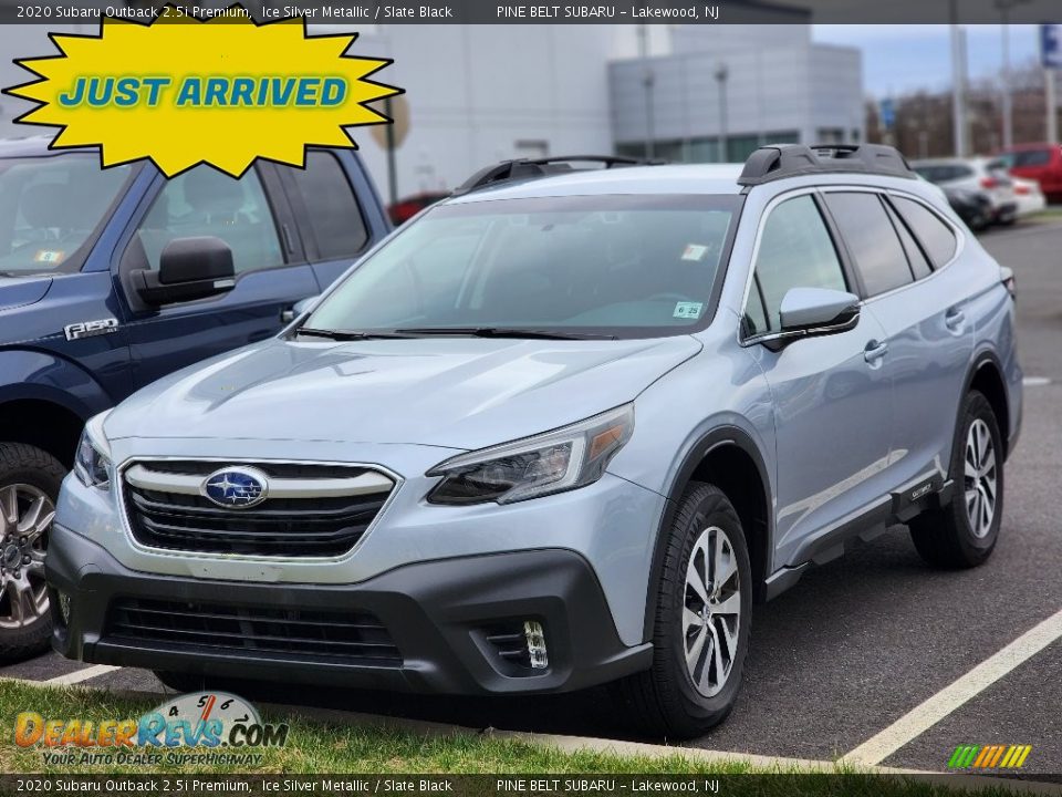 2020 Subaru Outback 2.5i Premium Ice Silver Metallic / Slate Black Photo #1