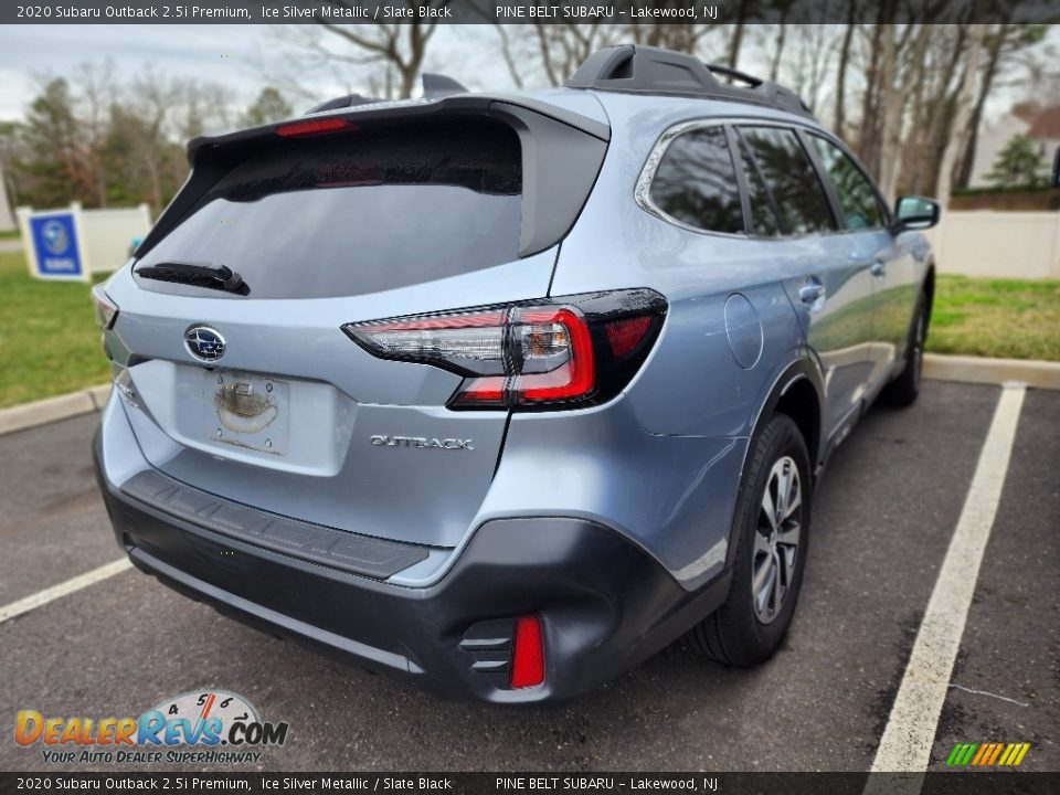 2020 Subaru Outback 2.5i Premium Ice Silver Metallic / Slate Black Photo #7