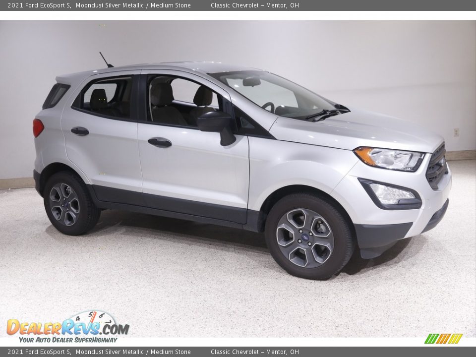 2021 Ford EcoSport S Moondust Silver Metallic / Medium Stone Photo #1