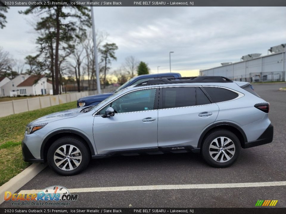 2020 Subaru Outback 2.5i Premium Ice Silver Metallic / Slate Black Photo #10