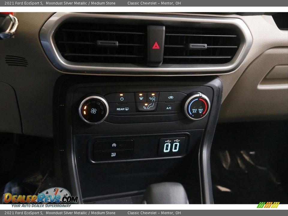 2021 Ford EcoSport S Moondust Silver Metallic / Medium Stone Photo #13