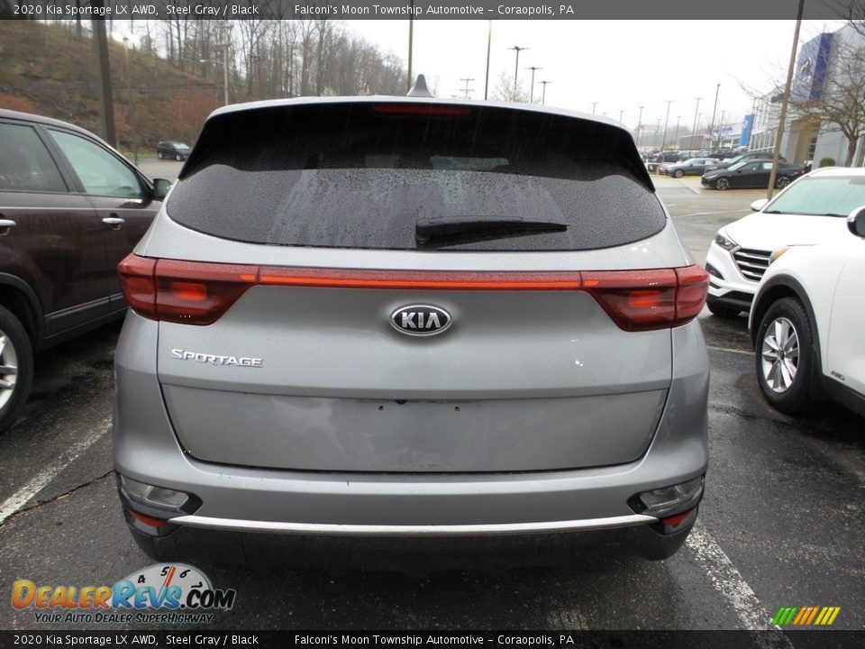 2020 Kia Sportage LX AWD Steel Gray / Black Photo #3