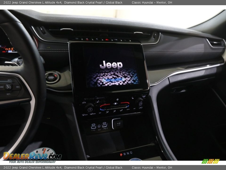 2022 Jeep Grand Cherokee L Altitude 4x4 Diamond Black Crystal Pearl / Global Black Photo #9