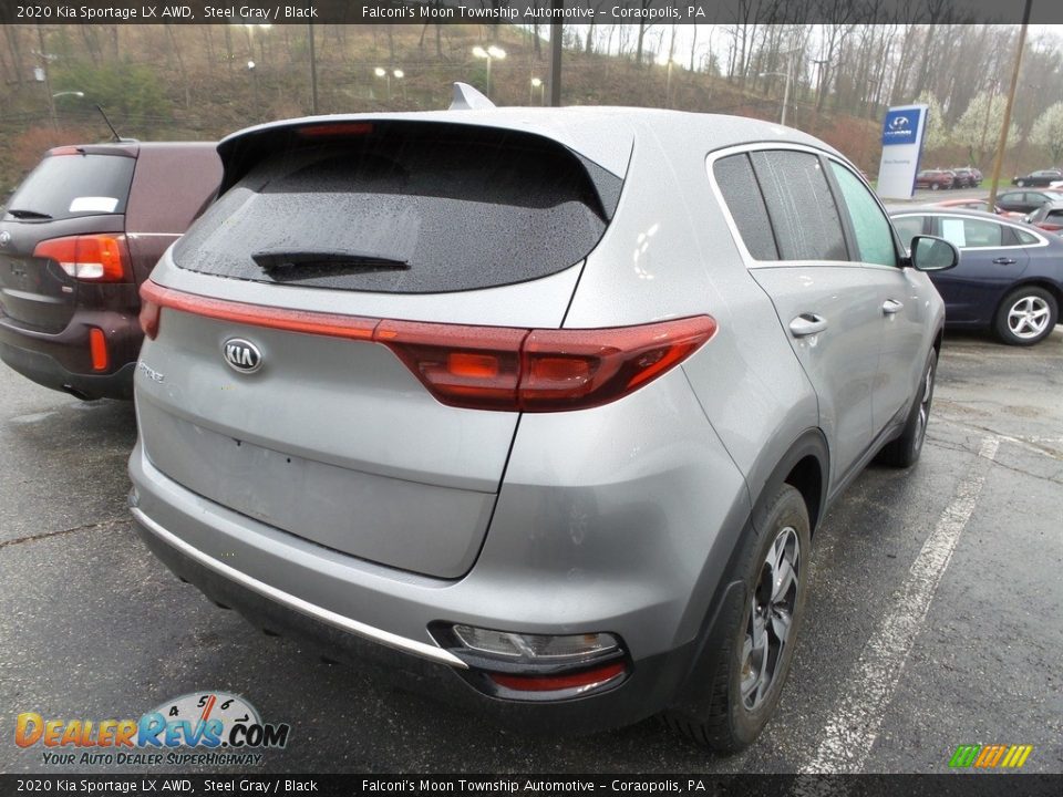 2020 Kia Sportage LX AWD Steel Gray / Black Photo #4