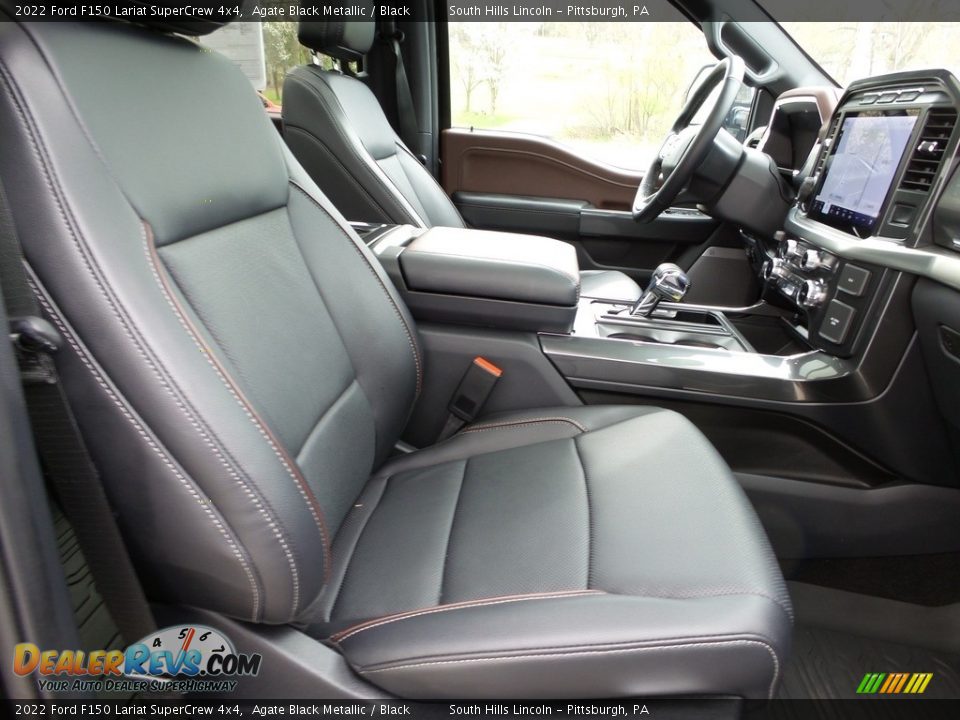 Front Seat of 2022 Ford F150 Lariat SuperCrew 4x4 Photo #11