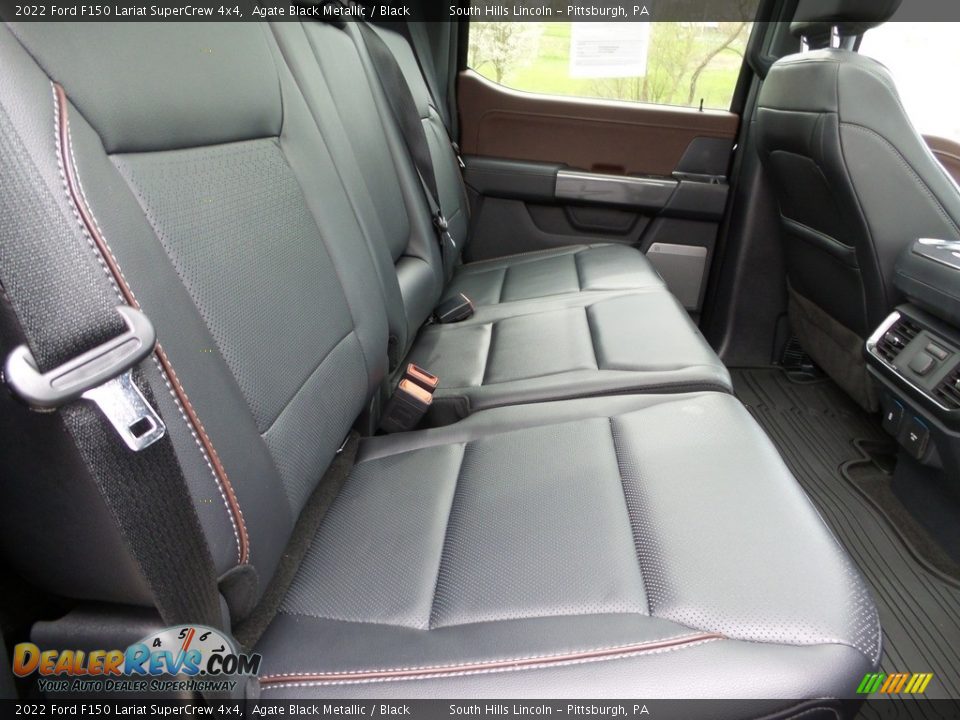 Rear Seat of 2022 Ford F150 Lariat SuperCrew 4x4 Photo #14