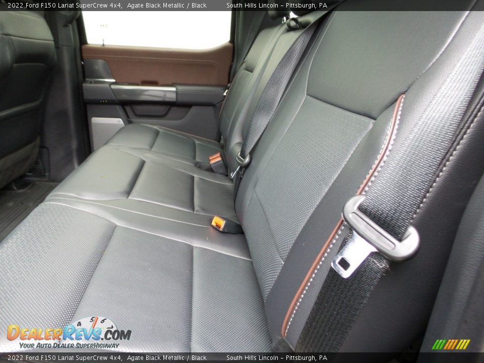 Rear Seat of 2022 Ford F150 Lariat SuperCrew 4x4 Photo #16