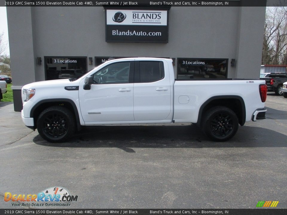 2019 GMC Sierra 1500 Elevation Double Cab 4WD Summit White / Jet Black Photo #1