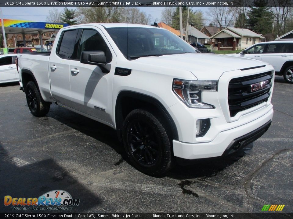 2019 GMC Sierra 1500 Elevation Double Cab 4WD Summit White / Jet Black Photo #5