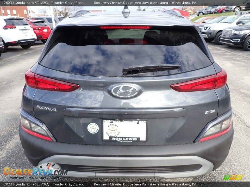 2023 Hyundai Kona SEL AWD Thunder Gray / Black Photo #4