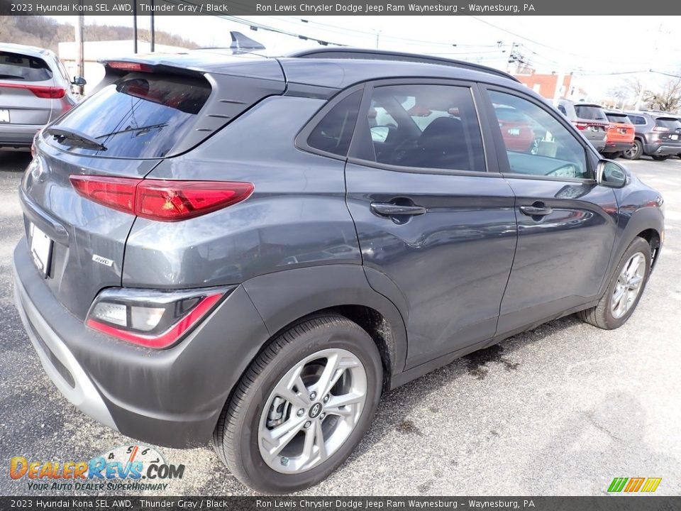 2023 Hyundai Kona SEL AWD Thunder Gray / Black Photo #6