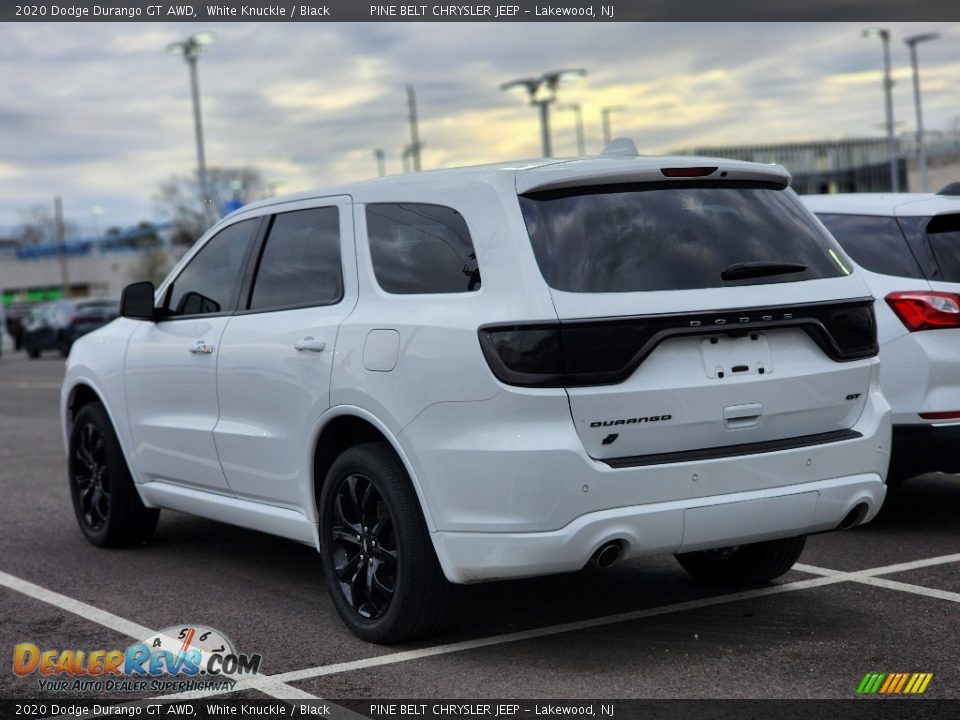 2020 Dodge Durango GT AWD White Knuckle / Black Photo #7