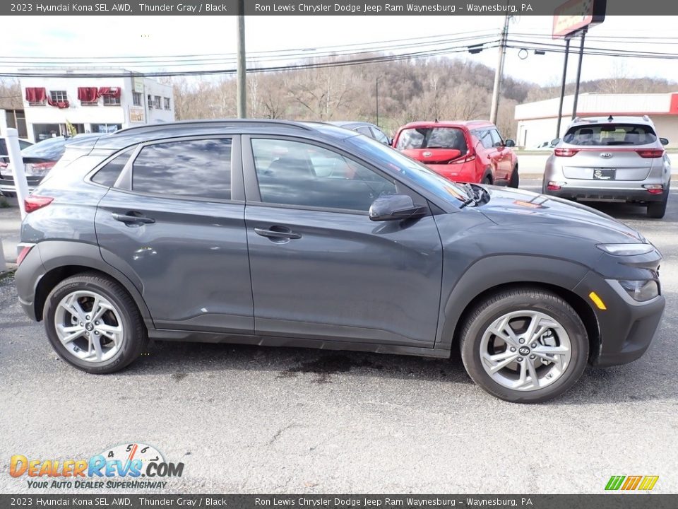 2023 Hyundai Kona SEL AWD Thunder Gray / Black Photo #7