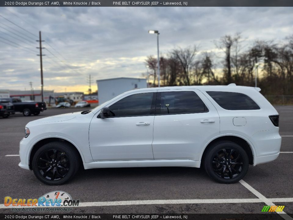 2020 Dodge Durango GT AWD White Knuckle / Black Photo #8