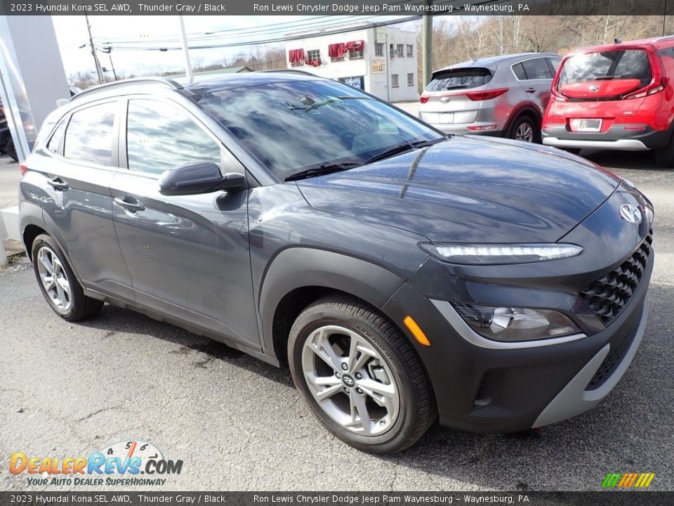 2023 Hyundai Kona SEL AWD Thunder Gray / Black Photo #8